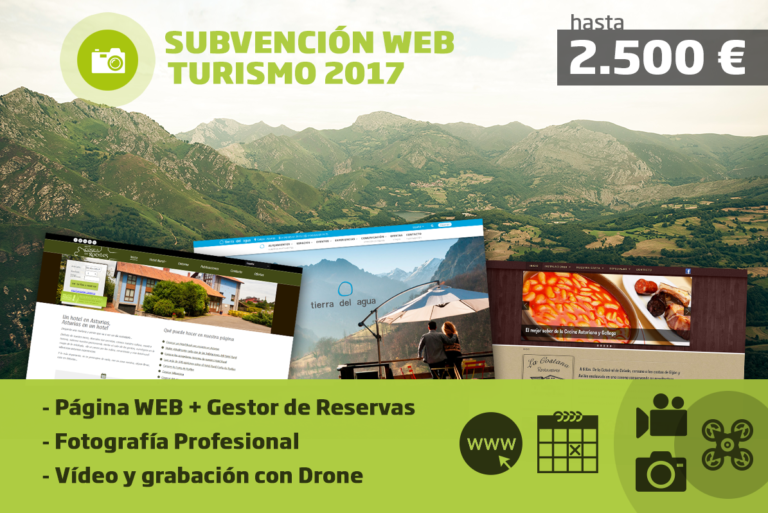 Subvención Web Turismo Asturias 2017